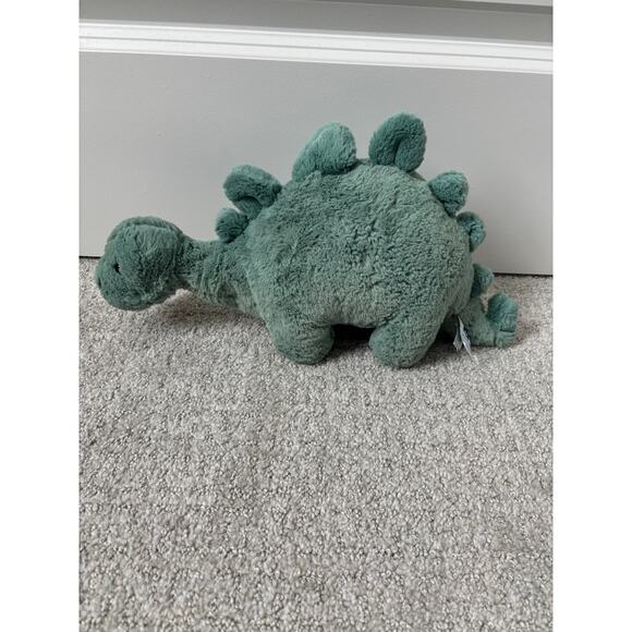 Jellycat Retired Fossilly Stegosaurus Size M 14" - Picture 1 of 8